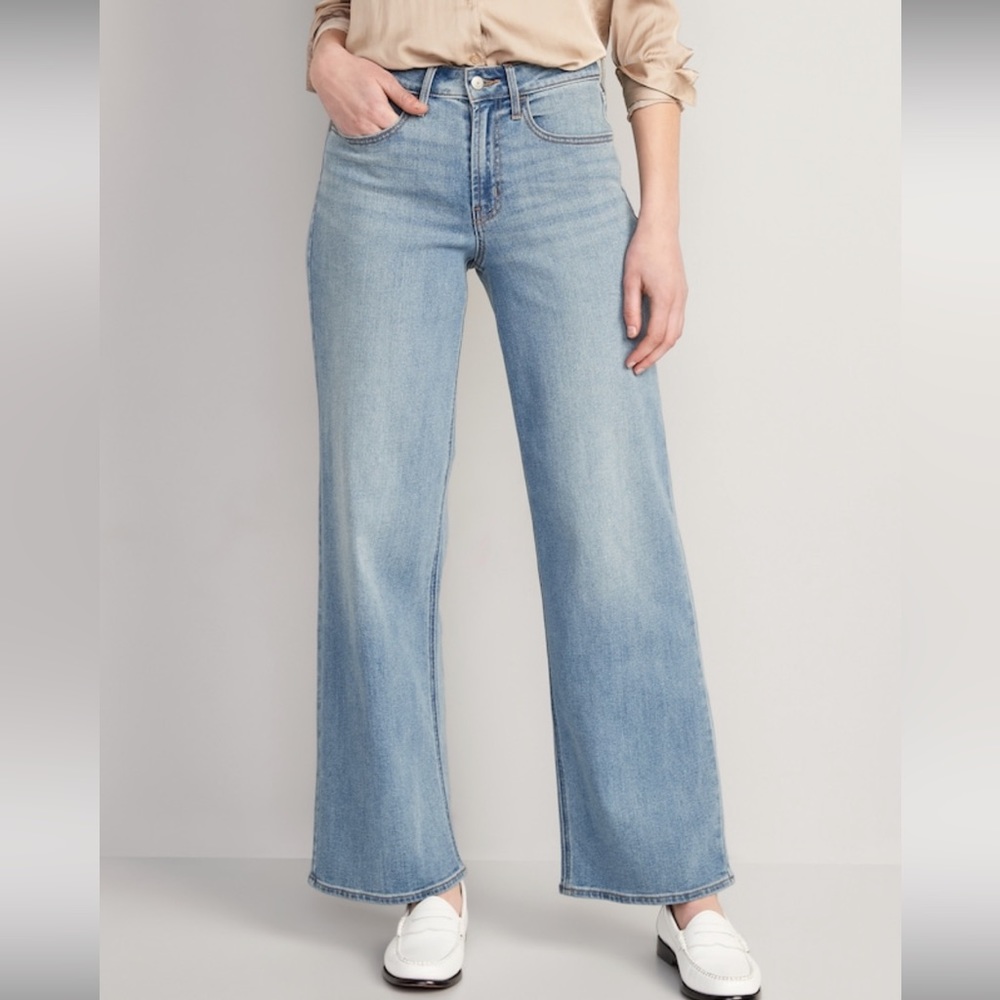 Old Navy High-Waisted Wow Wide-Leg Jeans for Women